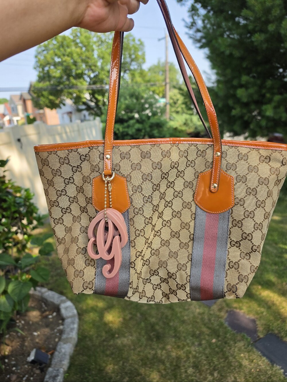Gucci GG Canvas Jolie Tote.